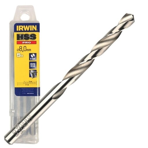 IRWIN Grąžtas metalui HSS PRO 4,8 x 52/86 mm
