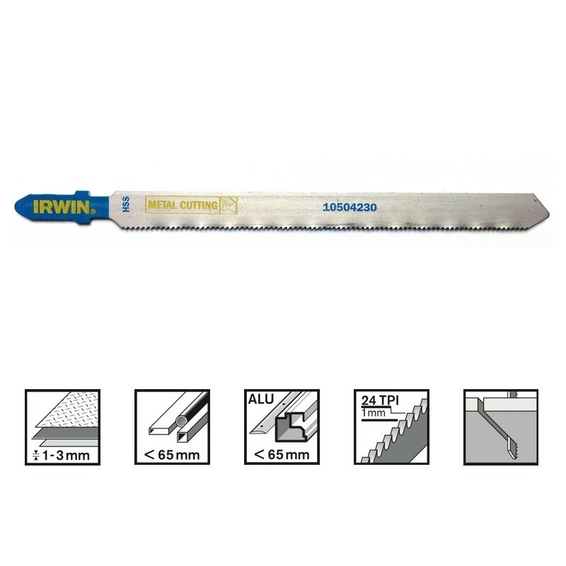 IRWIN Ilgesnis pjūklelis metalui 132 mm „IRWIN" T318A IRWIN Ilgesnis pjūklelis metalui 132 mm „IRWIN" T318A