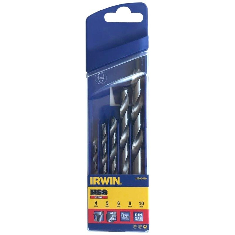 IRWIN Metalo grąžtų rinkinys 4 - 10 mm, 5 vnt.