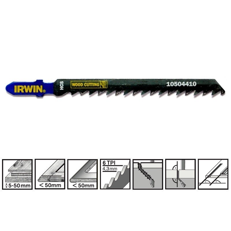 IRWIN Pjūklelis medžiui 100 mm „IRWIN" T144DP
