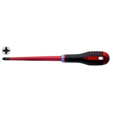 Izoliuotas atsuktuvas ERGO™ SLIM Pozidriv PZ2x100mm 1000V VDE