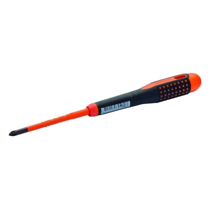 Izoliuotas atsuktuvas ERGO™ SLIM Combi SL6/PH2x100mm 1000V VDE, automatiniams jungikliams Izoliuotas atsuktuvas ERGO™ SLIM Combi SL6/PH2x100mm 1000V VDE, automatiniams jungikliams