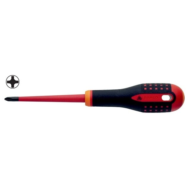 Izoliuotas atsuktuvas ERGO™ SLIM Phillips PH1x80mm 1000V VDE Izoliuotas atsuktuvas ERGO™ SLIM Phillips PH1x80mm 1000V VDE