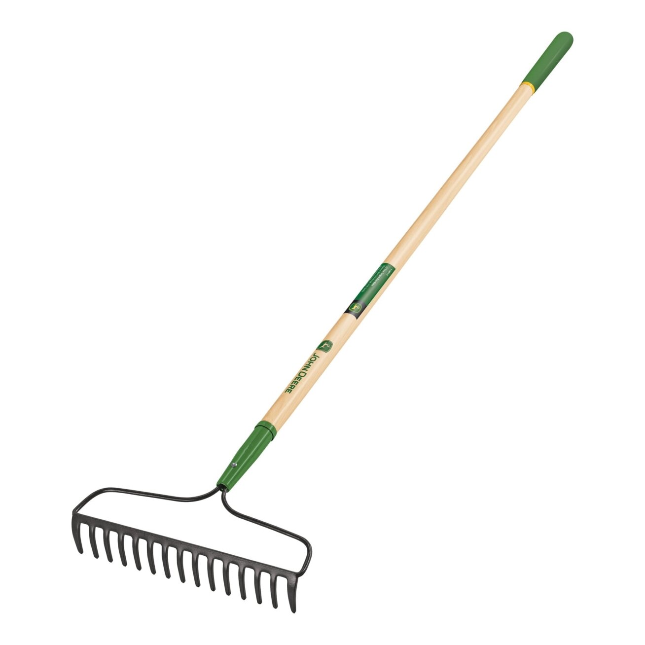 John Deere greblys su medine rankena, 166cm, 15 dantu John Deere greblys su medine rankena, 166cm, 15 dantu