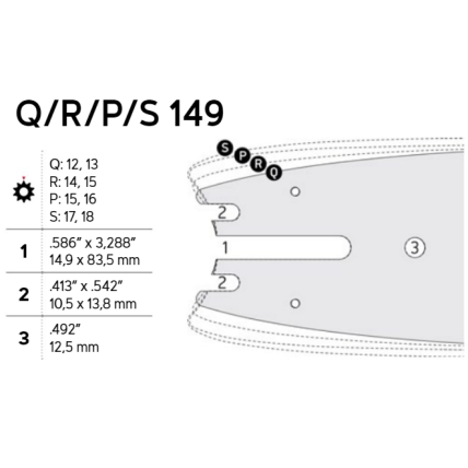 Juosta SpeedMax, .404"/67cm/2,0mm 1 Juosta SpeedMax, .404"/67cm/2,0mm 1