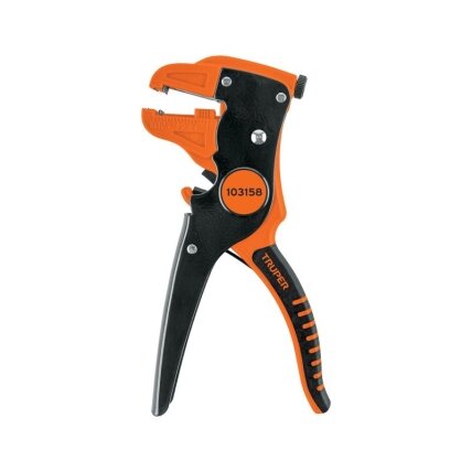 Kabelio nužievinimo, kirpimo bei užspaudimo automatinės replės 0.5-2.6 mm Truper® Kabelio nužievinimo, kirpimo bei užspaudimo automatinės replės 0.5-2.6 mm Truper®