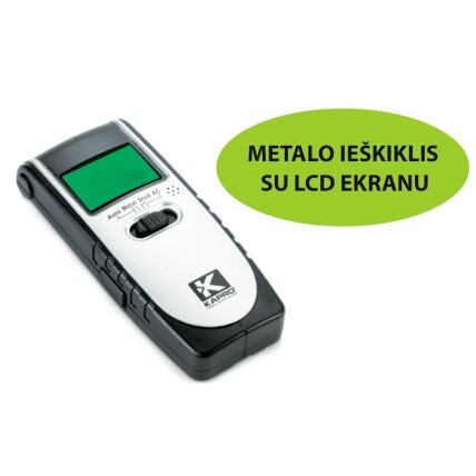 Kapro Metalo ieškiklis „KAPRO" MULTISCANNER Kapro Metalo ieškiklis „KAPRO" MULTISCANNER