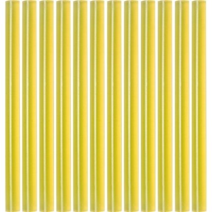 Karštų klijų lazdelių rinkinys (geltonos) (12vnt) 7.2x100mm Karštų klijų lazdelių rinkinys (geltonos) (12vnt) 7.2x100mm
