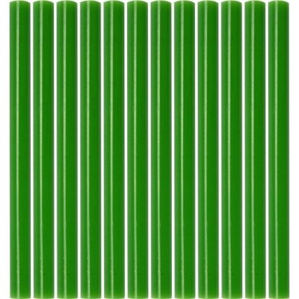 Karštų klijų lazdelių rinkinys (žalios) (12vnt) 7.2x100mm Karštų klijų lazdelių rinkinys (žalios) (12vnt) 7.2x100mm