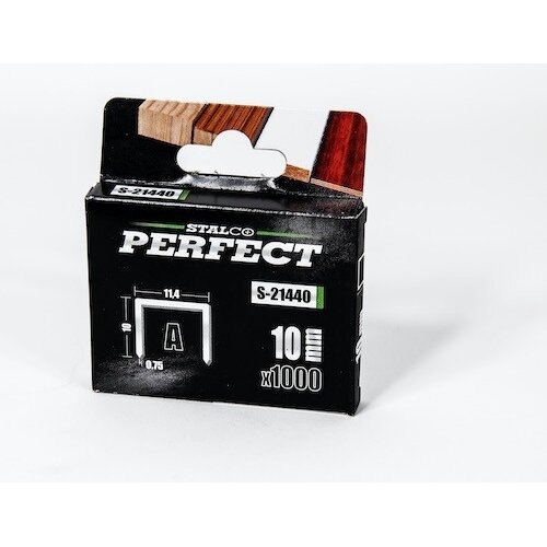 Kabės STALCO PERFECT 53/10mm 1000vnt 1 Kabės STALCO PERFECT 53/10mm 1000vnt 1