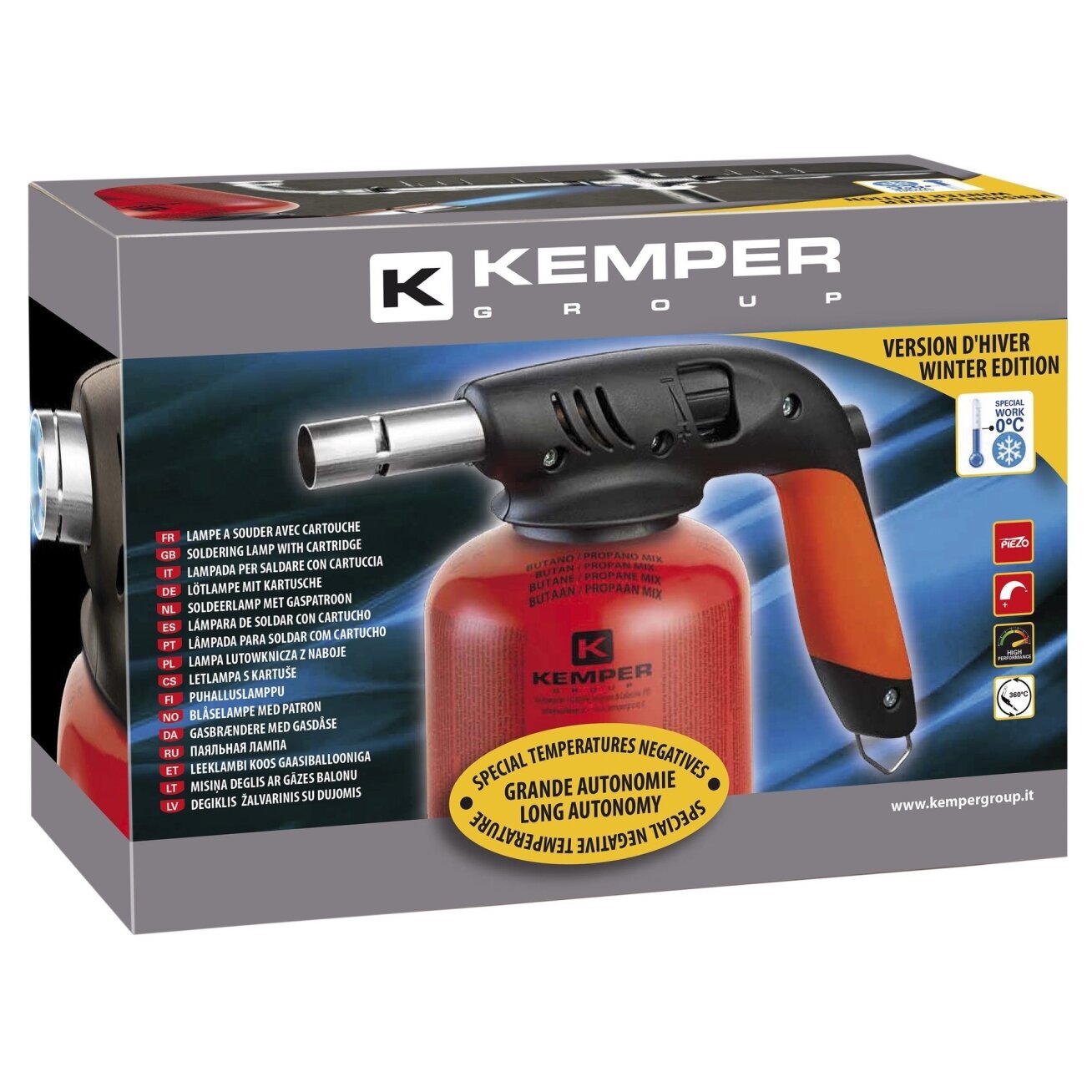 Kemper Degiklis su dujų balionu „KEMPER" 1
