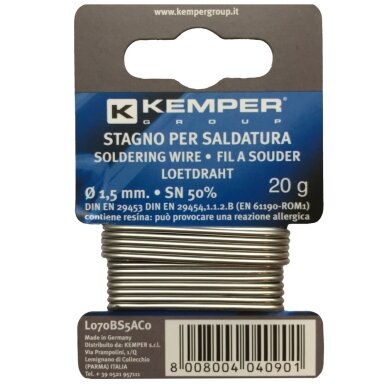 Kemper Lydmetalis „KEMPER" 1,5 mm 20 g SN 50%