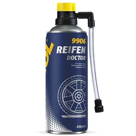 Kiaurų padangų sandariklis MANNOL 450ml Kiaurų padangų sandariklis MANNOL 450ml