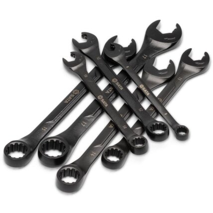 Komb. SPLINE raktų su atvira terkšle rinkinys 7vnt. (8-17mm)(juodi) 1 Komb. SPLINE raktų su atvira terkšle rinkinys 7vnt. (8-17mm)(juodi) 1