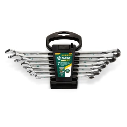 Kombinuotų raktų su terkšle rinkinys 7vnt. (8-19mm) 120XP Kombinuotų raktų su terkšle rinkinys 7vnt. (8-19mm) 120XP