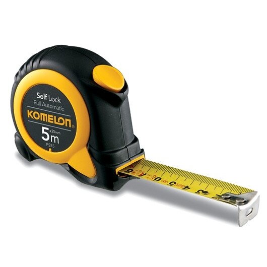 Komelon Ruletė SELF LOCK 5 m x 19 mm Komelon Ruletė SELF LOCK 5 m x 19 mm