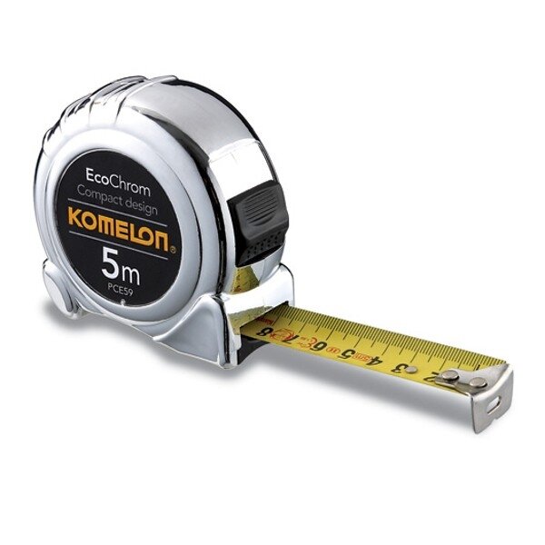 Komelon Ruletė ECO CHROM PCE36 8 m x 25 mm Komelon Ruletė ECO CHROM PCE36 8 m x 25 mm