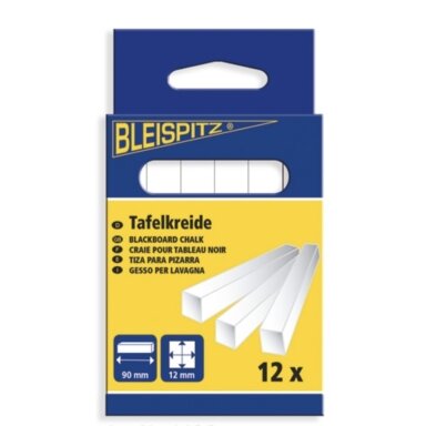 Kreida Bleispitz kvadratinė 90mm 12 vnt.