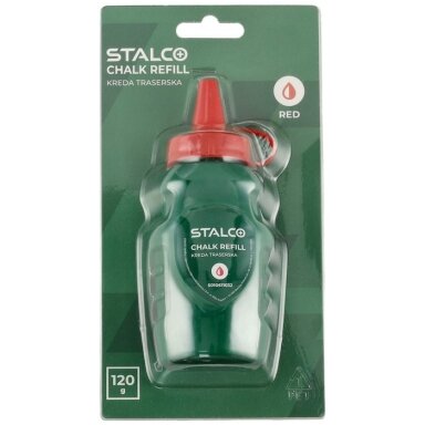 Kreida, raudona STALCO 120g.