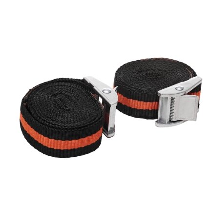 Krovinio tvirtinimo diržas 2,5m x 25mm, 200kg, 2vnt Krovinio tvirtinimo diržas 2,5m x 25mm, 200kg, 2vnt