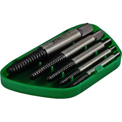 Lūžusių varžtų išsukimo rinkinys 4-11mm Lūžusių varžtų išsukimo rinkinys 4-11mm