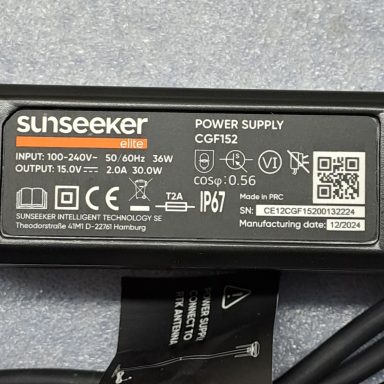 Maitinimo šaltinis 2A Sunseeker vejos robotų RTK antenai