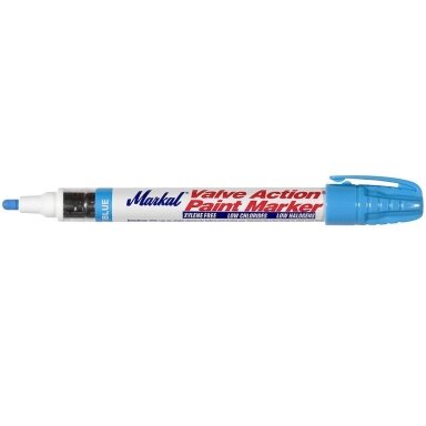 Markal Dažų markeris VALVE ACTION UV, mėlynas