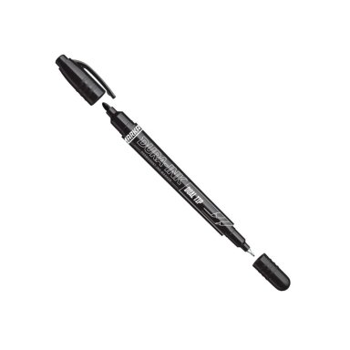 Markal Markeris DURA-INK Dual Tip, 0.7 MM, Juod