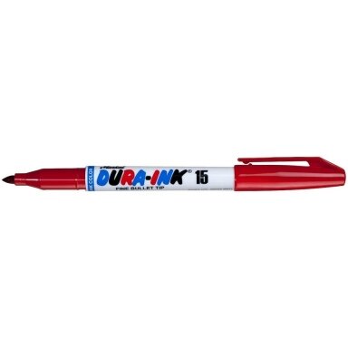 Markal Markeris DURA-INK15, raudonas, 1 mm