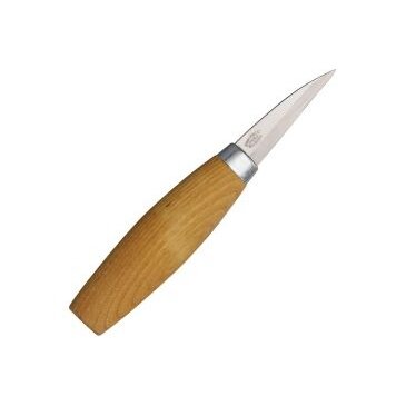 Medžio drožinėjimo peilis Morakniv® 122, tiesus, geležtė 79x2,7mm. Laminuotas plienas, beržinė rankena Medžio drožinėjimo peilis Morakniv® 122, tiesus, geležtė 79x2,7mm. Laminuotas plienas, beržinė rankena