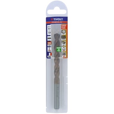Metalo grąžtas FURIUS 9.5mm, Ti2CN FUSIO, HSS kampas "Split point" 135°, blisteryje. Metalo grąžtas FURIUS 9.5mm, Ti2CN FUSIO, HSS kampas "Split point" 135°, blisteryje.