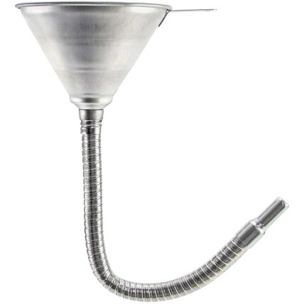 Metalinis piltuvas su lanksčia žarna 370mm Metalinis piltuvas su lanksčia žarna 370mm