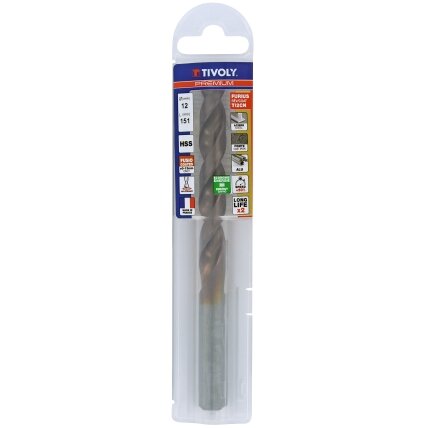 Metalo grąžtas FURIUS 12.0mm, Ti2CN FUSIO, HSS kampas "Split point" 135°, blisteryje. Metalo grąžtas FURIUS 12.0mm, Ti2CN FUSIO, HSS kampas "Split point" 135°, blisteryje.