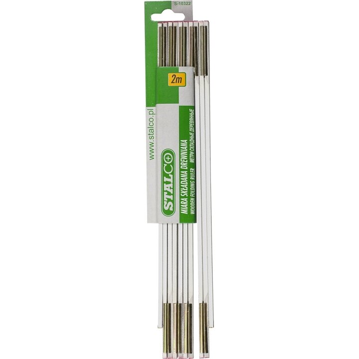 Medinis, sulankstomas metras STALCO 1m 1 Medinis, sulankstomas metras STALCO 1m 1