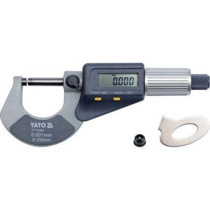 Mikrometras elektroninis 0-25mm Mikrometras elektroninis 0-25mm
