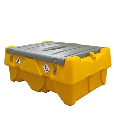 Mobili kuro talpykla 200L (plastikinė) su pompa 12V DCTP40 (automatiniu pistoletu ir filtru)