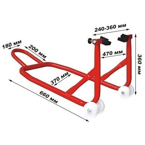 Motociklo stovas galiniam ratui 250kg 2 Motociklo stovas galiniam ratui 250kg 2