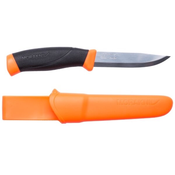 Morakniv® Companion (S) peilis, Hi-Vis Orange, nerūdijantis plienas Morakniv® Companion (S) peilis, Hi-Vis Orange, nerūdijantis plienas