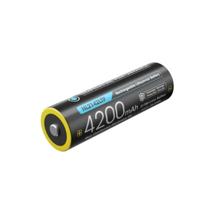 Nitecore NL2142LTP 21700 įkraunamas Li-ion akumuliatorius – 4200 mAh, pritaikytas žemai temperatūrai, didelė 8 A iškrova, nikeliu dengti jungiamieji kontaktai Nitecore NL2142LTP 21700 įkraunamas Li-ion akumuliatorius – 4200 mAh, pritaikytas žemai temperatūrai, didelė 8 A iškrova, nikeliu dengti jungiamieji kontaktai