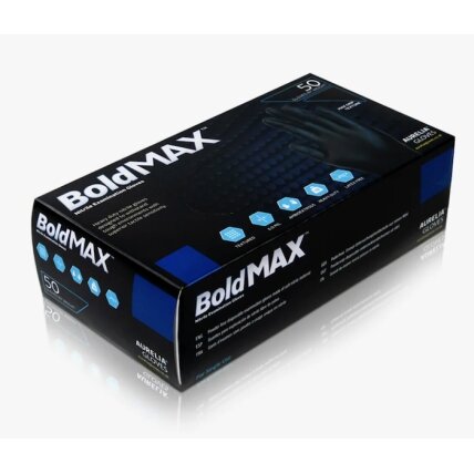 Nitrilinės pirštinės BOLD MAX, M dydis 2