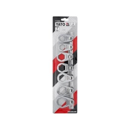 Ofsetinių tepalo filtrų raktų rink. 3/8" 7vnt. 1 Ofsetinių tepalo filtrų raktų rink. 3/8" 7vnt. 1