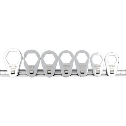 Ofsetinių tepalo filtrų raktų rink. 3/8" 7vnt.