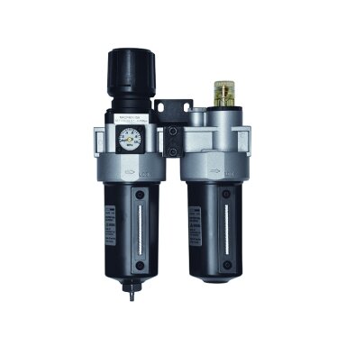 Oro tiekimo filtras su reguliatoriumi ir tepimu 1,0-8,5 bar 1/2" maks 3800 l/min
