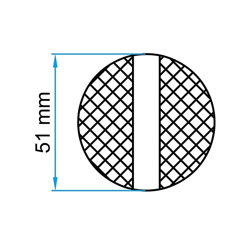 Padas guminis domkratui Ø51mm su išpjova pasitiprintas 3 Padas guminis domkratui Ø51mm su išpjova pasitiprintas 3