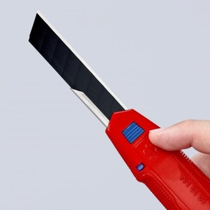 Peilis su keičiama geležte 18mm CutiX KNIPEX 11 Peilis su keičiama geležte 18mm CutiX KNIPEX 11