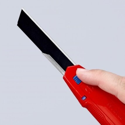 Peilis su keičiama geležte 18mm CutiX KNIPEX 14 Peilis su keičiama geležte 18mm CutiX KNIPEX 14