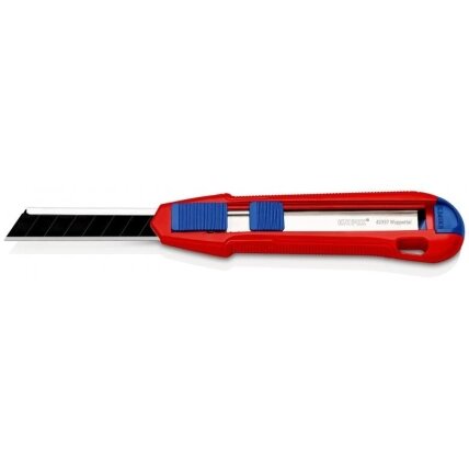 Peilis su keičiama geležte 18mm CutiX KNIPEX 2 Peilis su keičiama geležte 18mm CutiX KNIPEX 2