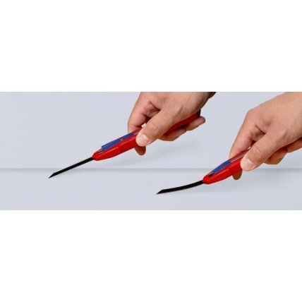 Peilis su keičiama geležte 18mm CutiX KNIPEX 9 Peilis su keičiama geležte 18mm CutiX KNIPEX 9
