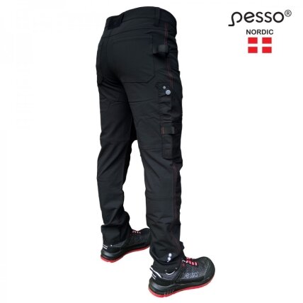 Pesso Darbo kelnės STRETCH Mercury, juodos C48 1 Pesso Darbo kelnės STRETCH Mercury, juodos C48 1