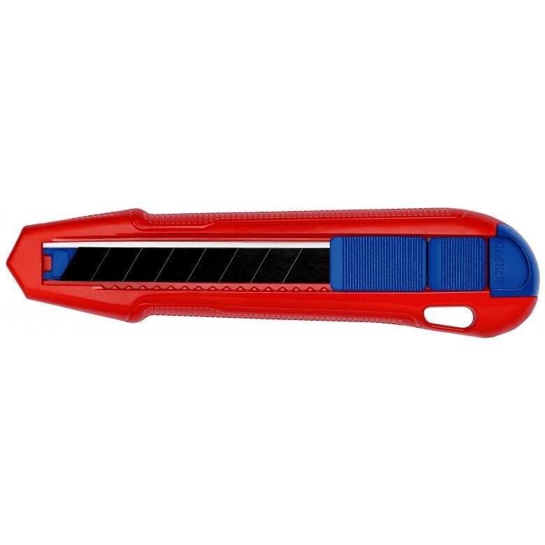 Peilis su keičiama geležte 18mm CutiX KNIPEX 6 Peilis su keičiama geležte 18mm CutiX KNIPEX 6
